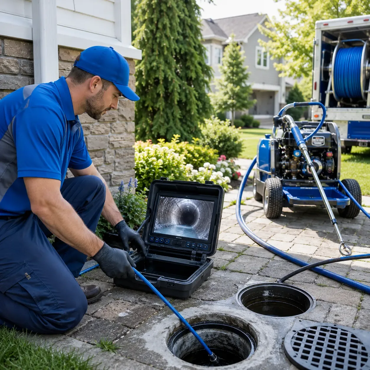 Outdoor drain cleaning professionals serving Huntington Woods, MI