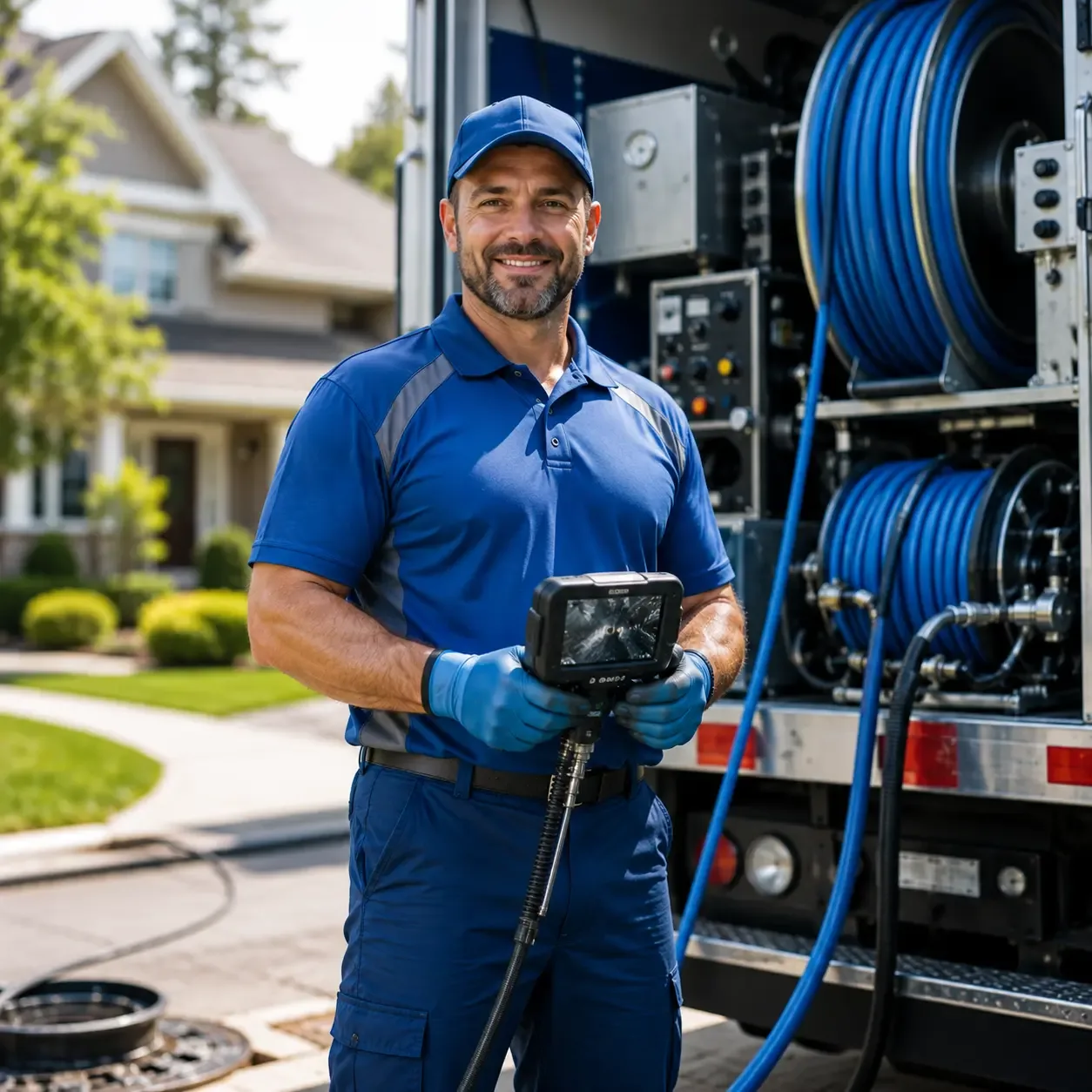 Local outdoor drain cleaning specialists in Huntington Woods, MI